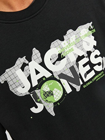 JACK&JONES 12240211 JACK&JONES YAZILI BASKILI SWEAT