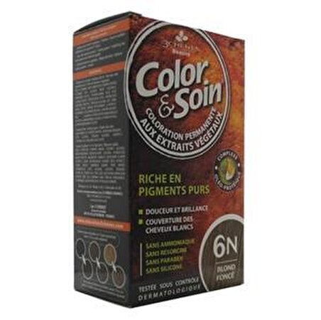  Color and Soin Saç Boyası 6N Koyu Sarı Cazibesi