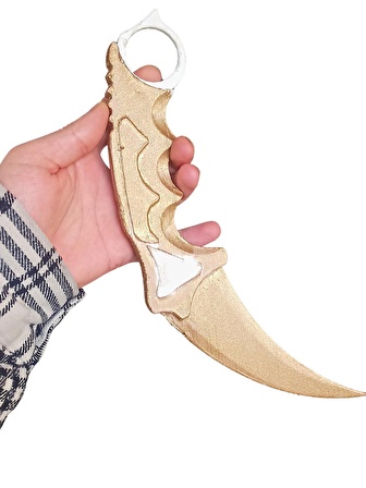 Gold Karambit - Altın Karambit knife Büyük Boy 30cm