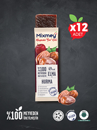 MEYVE BAR HURMA 20GR*12ADET