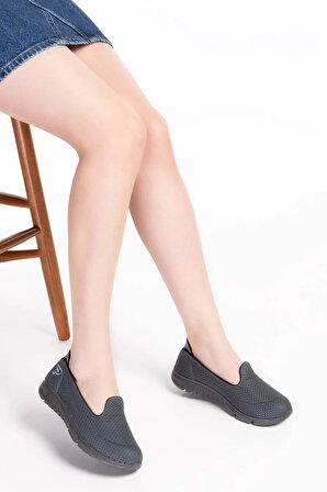 Artı-Artı038-0003-Kadın Günlük Memory Ortopedik Taban Füme Aqua Ayakkabı