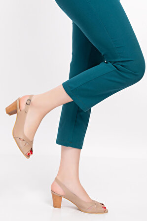 Gondol Kadın Hakiki Deri Klasik Topuklu Ayakkabı şhn.0027