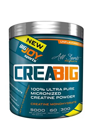 Bigjoy Sports Creabig Powder Aromasız 300 Gr 60 Servis Creatine
