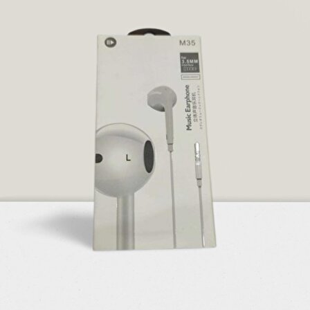 Apple iPhone SE 2 (2020) Uyumlu M35 Kulak İçi Yüksek Bass Kulaklık