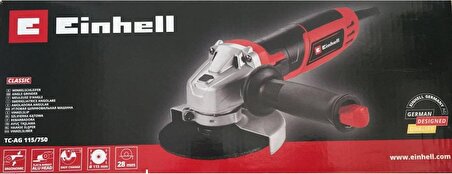 Einhell TC AG 115/750 Avuç Taşlama 750 Watt