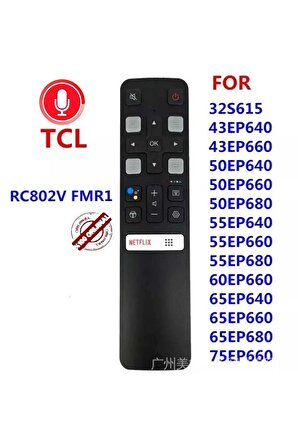 Rc 802v Fmr1 50 - 55" Ses Komut Özellikli Akıllı Anroid Lcd-led Tv Kumanda tcl108
