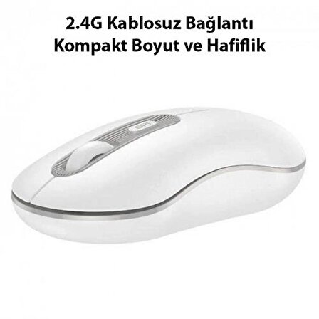 Coofbe Hc Seri Premıum Bluetooth Wıreless 1600dPi 2.4G Kablosuz Mouse Bluetooth Mouse 4D Düğmeli Mouse