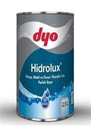 More home Dyo Hidrolux Su Bazlı Parlak Boya siyah 2,5 L