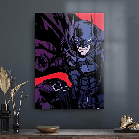 Decovetro Cam Tablo Batman Comics Poster