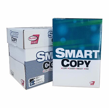 Smart A4 80 Gr Fotokopi Kağıdı 5 Paket (1 Koli /2500 Sayfa)