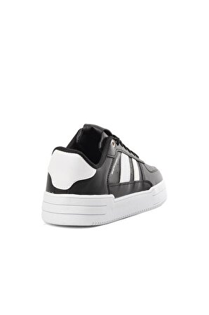 Walkway Siyah Beyaz Tek Renk Sneaker