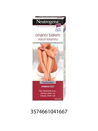 Neutrogena Onarıcı Parfümsüz Hassas Cilt için  Vücut Losyonu 250 ml 