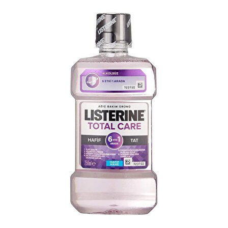 Listerine Total Care 6 Etki 1 Arada Hafif Nane Aromalı Alkolsüz Ağız Çalkalama