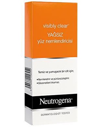 Neutrogena Visibly Clear Sivilce Karşıtı Yağsız Nemlendirici Krem 50 Ml