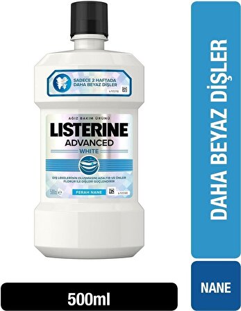 Listerine Advanced White 500 Ml Ağız Suyu