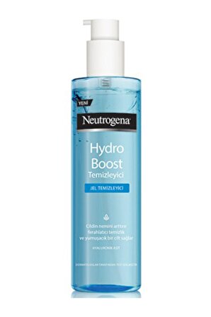 Neutrogena Hydro Boost Hassas Cilt için Temizleyici Hyaluronik Asit Yüz Temizleme Jeli 200 ml 