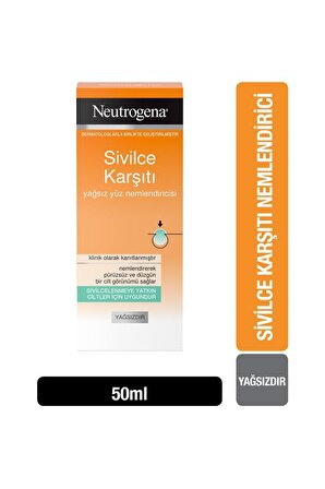 Neutrogena Visibly Clear Tüm Cilt Tipleri İçin Su Bazlı Yağsız Nemlendirici Yüz Bakım Kremi 2 x 50 ml