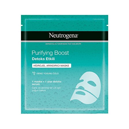 Neutrogena Purifying Boost Hidrojel Arındırıcı Detoks Maske