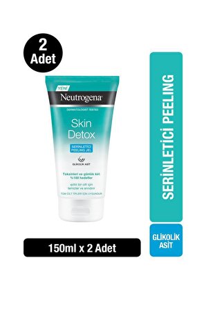 Neutrogena Skin Detox Serinletici Peeling Jel 150 ml x2