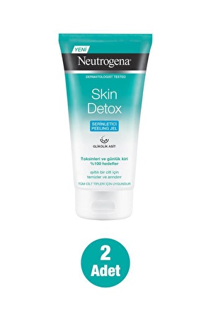 Neutrogena Skin Detox Serinletici Peeling Jel 150 ml x2