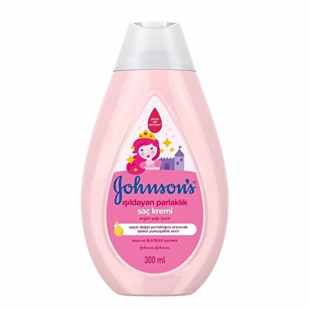 Johnson's Baby Işıldayan Parlaklık Göz Yakmayan Argan Özlü Bebek Şampuanı 300 ml