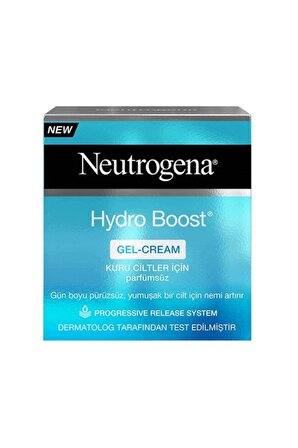 Neutrogena Hydro Boost Kuru Ciltler İçin Su Bazlı Yağsız Nemlendirici Yüz Bakım Kremi 50 ml