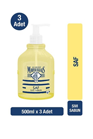 Le Petit Marseillais Saf Sıvı Sabun Zeytinyağı 500 ml x3