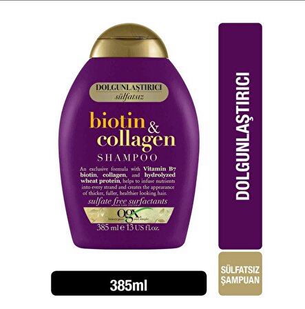 Ogx Tüm Saçlar İçin Dolgunlaştırıcı Sülfatsız Şampuan 385 ml