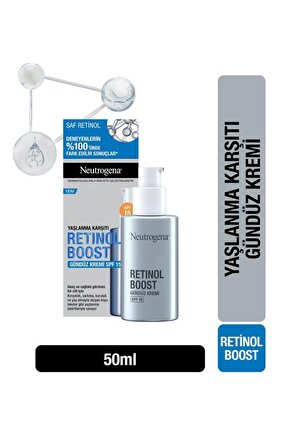 Retinol Boost Kırışıklık Karşıtı SPF Gündüz Kremi Antiaging 