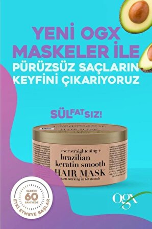 Organix Brazilian Keratin Smooth 300 ml Saç Maskesi