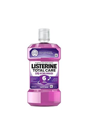 Listerine Total Care 6 Etki 1 Arada Nane Aromalı Ağız Bakım Suyu 500ml