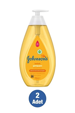 Johnson's Baby Göz Yakmayan Çiçek Özlü Bebek Şampuanı 2x750 ml