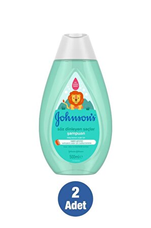 Johnson's Baby Söz Dinleyen Saçlar Kremli Şampuan 500ml x2