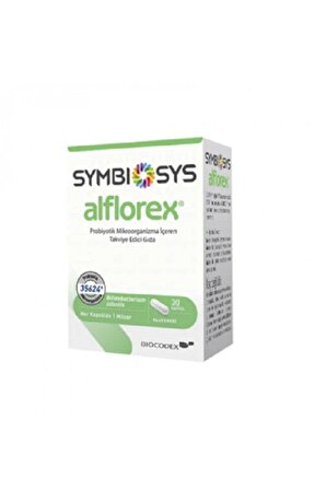 Symbiosys Alflorex Probiyotik 30 Kapsül 2 Kutu