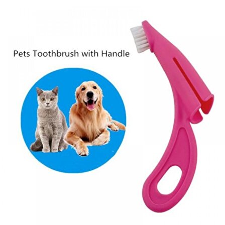Ergonomik Evcil Hayvan Diş Fırçası Parmak Fırçası