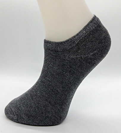 CİHO Socks Premium Pürüzsüz 4 Çift Kadın Yumuşak Dokulu Penye Pamuk Patik Çorap