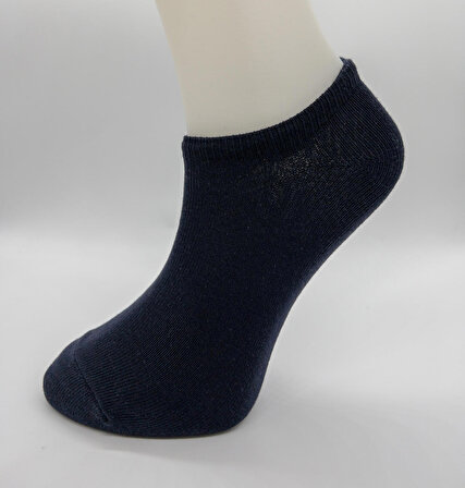 CİHO Socks Premium Pürüzsüz 4 Çift Kadın Yumuşak Dokulu Penye Pamuk Patik Çorap