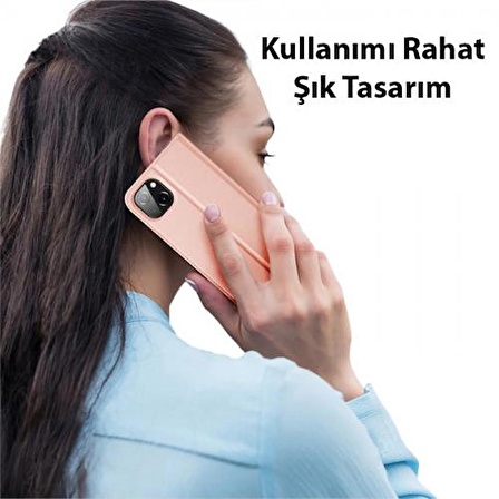 Coofbe Kapaklı Cüzdanlı Kart Bölmeli Standlı iPhone 14 Plus Kılıf Pu Deri iPhone 14 Plus Kapaklı Kılıf