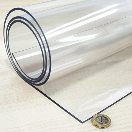 Şeffaf Kalın 3,5mm PVC Masa Örtüsü Kaymaz Koruyucu
