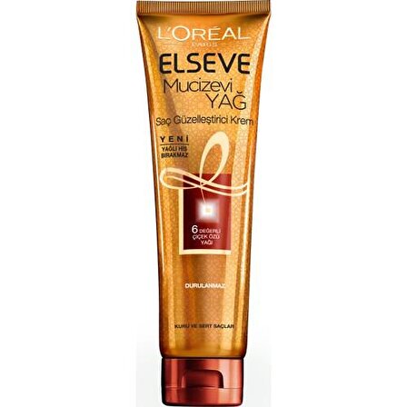 L'Oréal Paris Elseve Mucizevi Yağ Saç Güzelleştirici Krem 150 ml