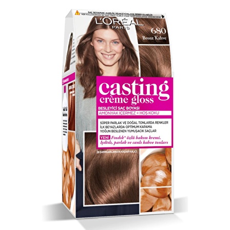 LOREAL CASTİNG BOYA 680 BRONZ KAHVE