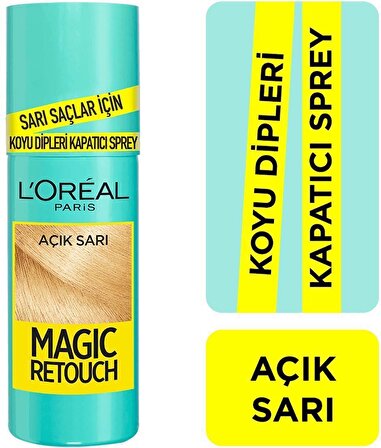 L'Oréal Paris Magic Retouch Koyu Dipleri Kapatıcı Sprey - Açık Sarı