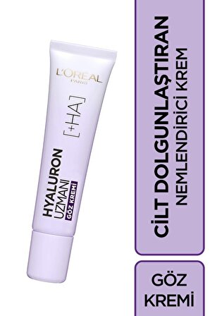 L'Oréal Paris Hyaluron Uzmanı Nemlendirici Göz Kremi 15 Ml