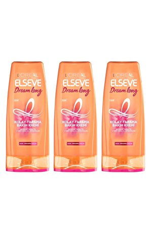 Dream Long Onarıcı Saç Bakım Kremi 360 ml 3'lü Set 36005237829253