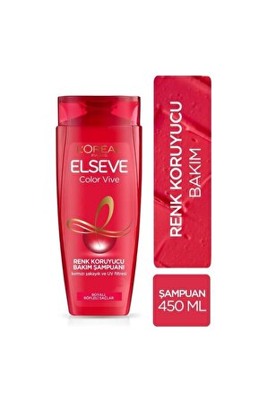 Elseve Color Vive Kumral Saçlar İçin Turunculaşma karşıtı Şampuan 450 ml