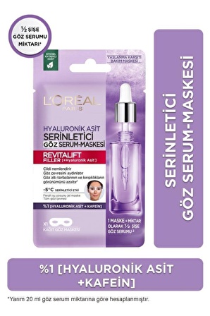 L'Oreal Paris Revitalift Filler Nemlendirici Bitki Özleri Hyalüronik Asit Tüm Yaşlar Göz Çevresi Serum 11 gr 