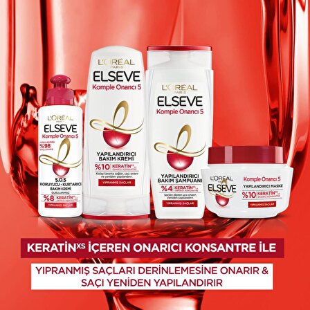 L'Oréal Paris Elseve Komple Onarıcı 5 Yapılandırıcı Bakım Kremi 390 ml