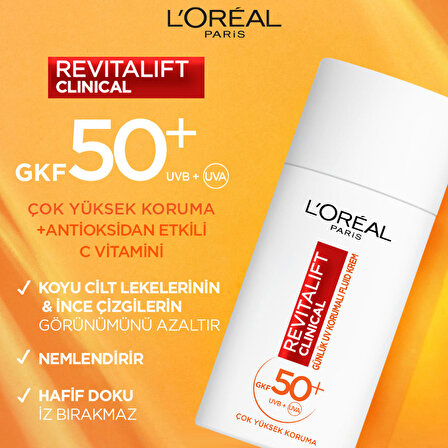 L'Oréal Paris Revitalift Clinical 50 Faktör Güneş Kremi 50 ml