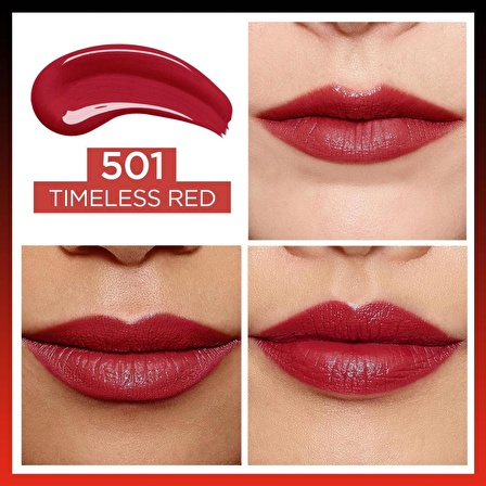 L'Oréal Paris Infaillible 2-Step 24 Saat Kalıcı Likit Ruj & Balm - 501 Timeless Red