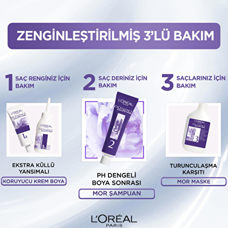 L’Oréal Paris Excellence Cool Creme Saç Boyası – 3.11 Ekstra Küllü Koyu Kahve